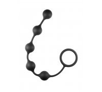 Чёрная анальная цепочка Classic Anal Beads - 31,5 см