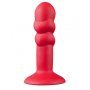 Красная анальная пробка SHOVE UP 5INCH SILICONE BUTT PLUG RED - 12,7 см