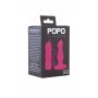 Розовая вибровтулка с 5 режимами вибрации POPO Pleasure - 10,5 см
