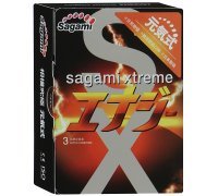 Презервативы Sagami Xtreme ENERGY с ароматом энергетика - 3 шт