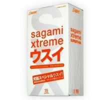 Ультратонкие презервативы Sagami Xtreme SUPERTHIN - 15 шт