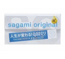 Ультратонкие презервативы Sagami Original 002 Extra Lub с увеличенным количеством смазки - 12 шт
