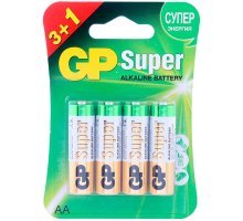 Батарейки GP Super Alkaline АA/LR6 15А - 3+1 шт