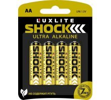Батарейки Luxlite Shock (GOLD) типа АА - 4 шт