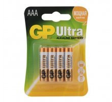 Батарейки алкалиновые GP Ultra Alkaline 24А AАA/LR03 - 4 шт