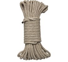 Бондажная пеньковая верёвка Kink Bind Tie Hemp Bondage Rope 50 Ft - 15 м