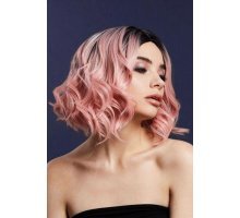 Нежно-розовый парик Кортни